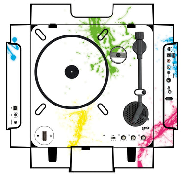 Numark PT 01 incl. Sides Skin Holi in Colors